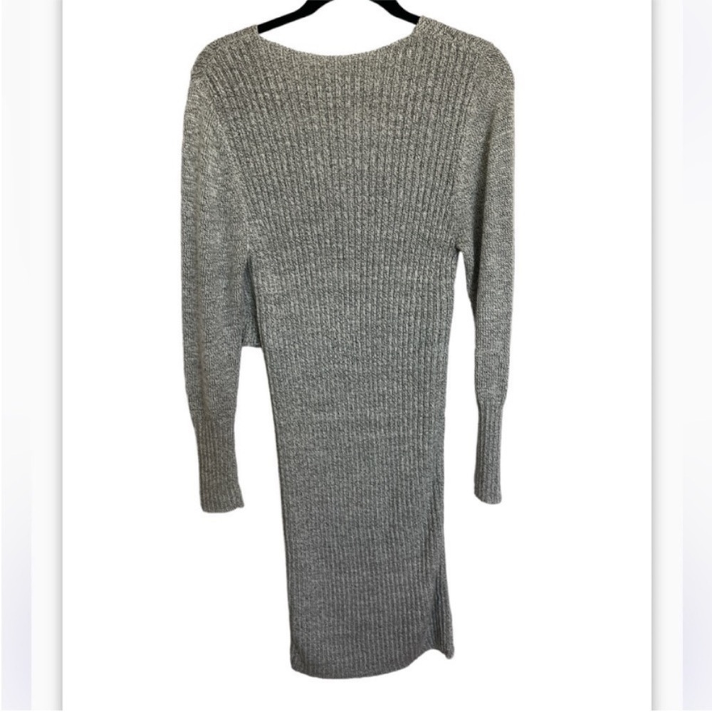 C/MEO Collective Make a Move Ribbed Gray Dress - Picture 9 of 10